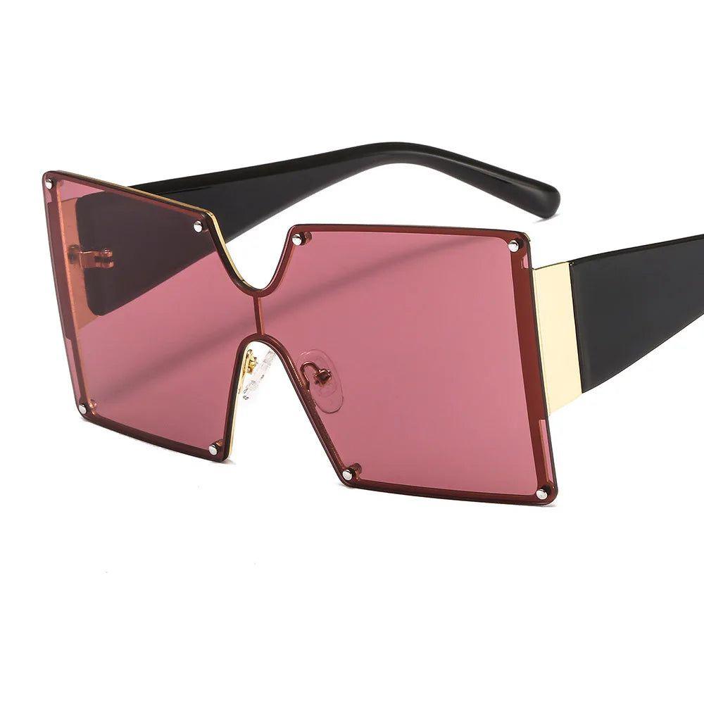 Stylish Oversized Butterfly Designer Sunglasses with Square UV400 Lenses - Lucid Fantasy 