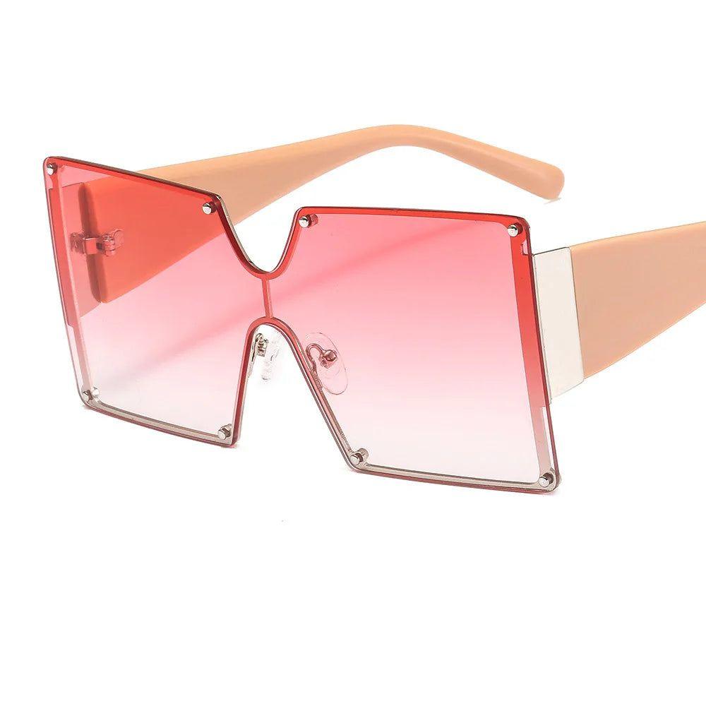 Stylish Oversized Butterfly Designer Sunglasses with Square UV400 Lenses - Lucid Fantasy 