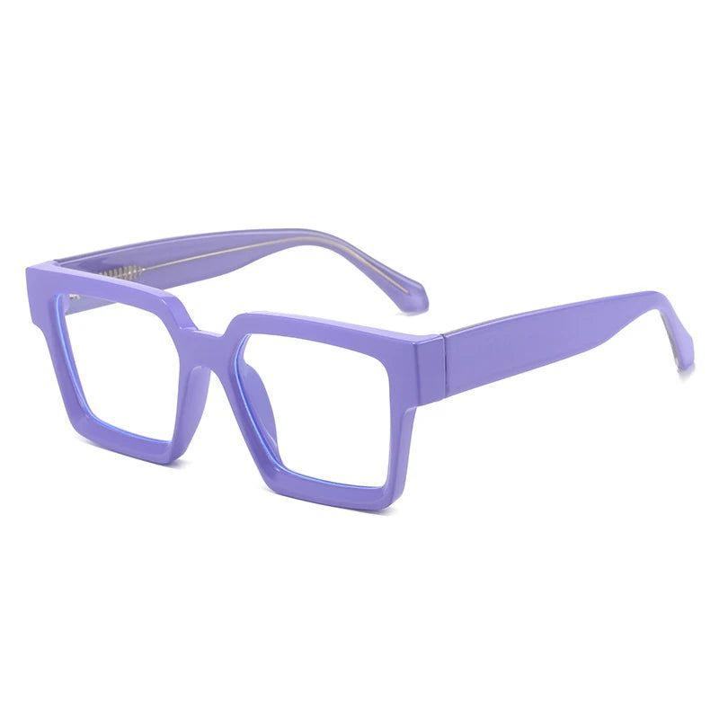 Stylish Retro Candy Color Anti-Blue Light Eyewear with Flexible Hinge - Lucid Fantasy 