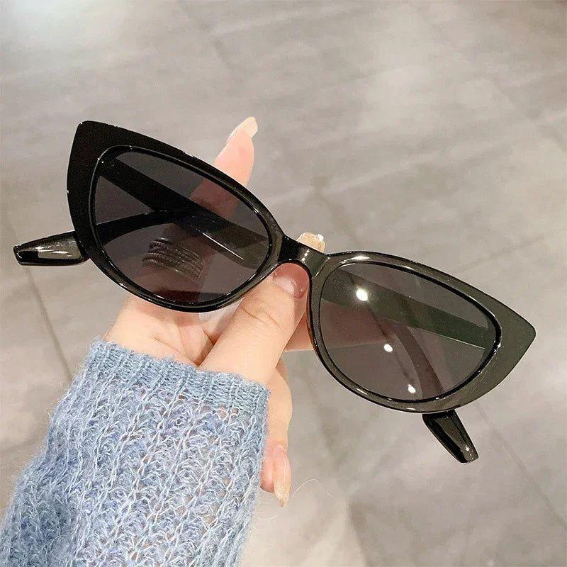 Stylish Retro Cat Eye Sunglasses with UV400 Protection - Lucid Fantasy 