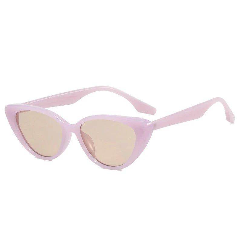 Stylish Retro Cat Eye Sunglasses with UV400 Protection - Lucid Fantasy 