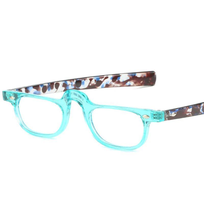 Stylish Retro Irregular Anti-Blue Light Eyewear with Clear Optical Frame - Lucid Fantasy 