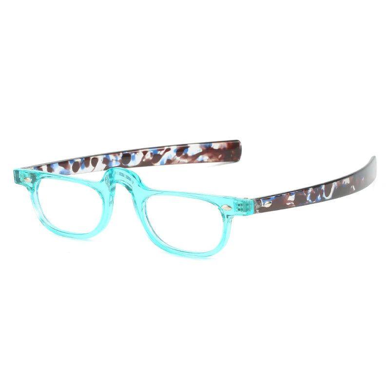 Stylish Retro Irregular Anti-Blue Light Eyewear with Clear Optical Frame - Lucid Fantasy 