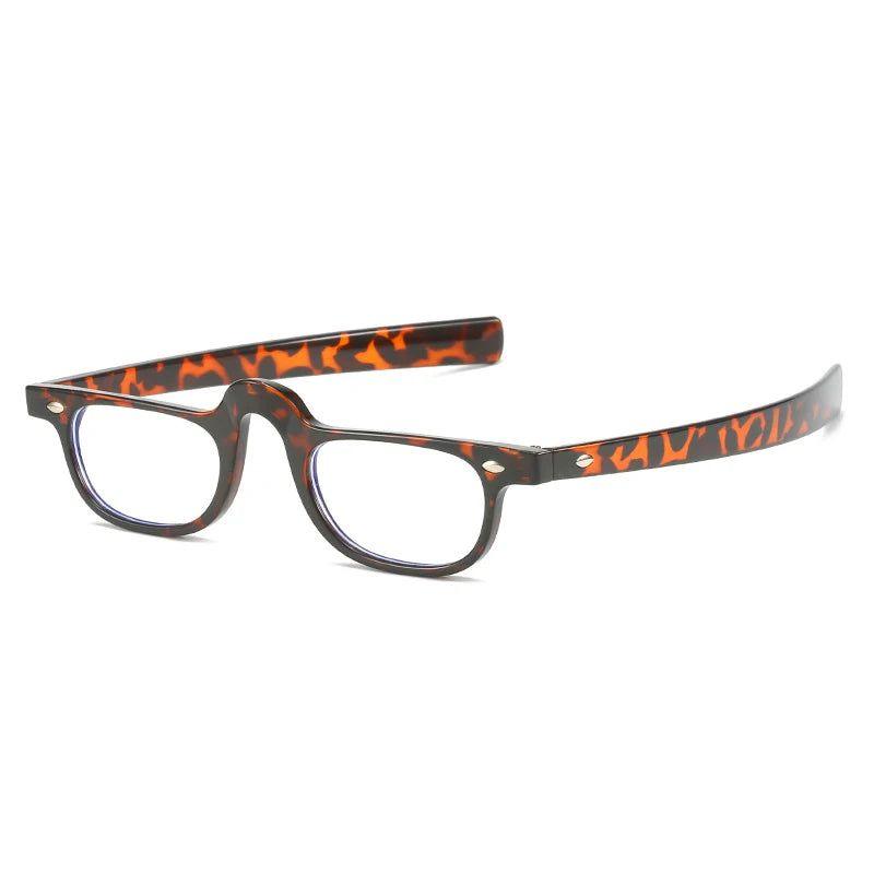 Stylish Retro Irregular Anti-Blue Light Eyewear with Clear Optical Frame - Lucid Fantasy 