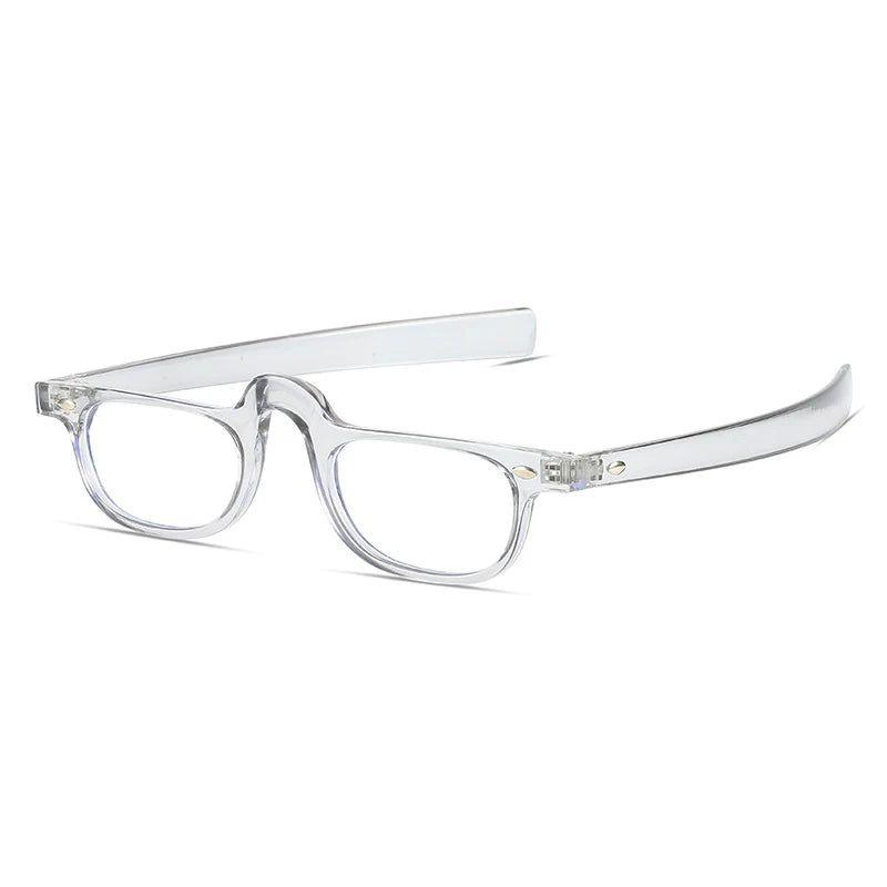 Stylish Retro Irregular Anti-Blue Light Eyewear with Clear Optical Frame - Lucid Fantasy 