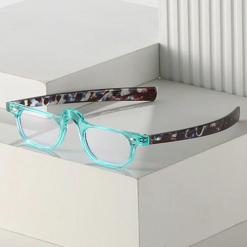 Stylish Retro Irregular Anti-Blue Light Eyewear with Clear Optical Frame - Lucid Fantasy 