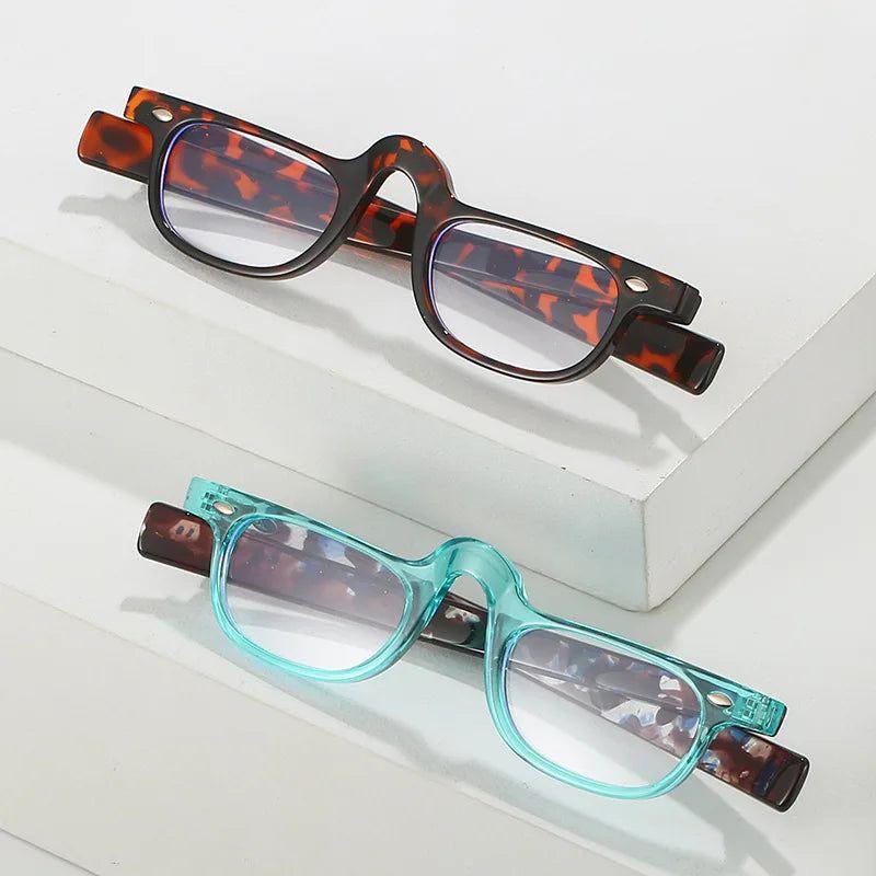 Stylish Retro Irregular Anti-Blue Light Eyewear with Clear Optical Frame - Lucid Fantasy 