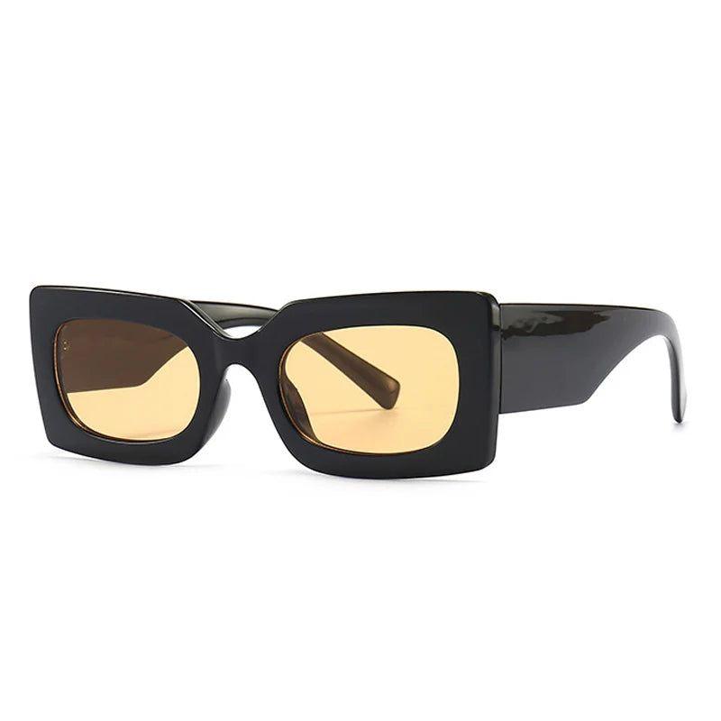 Stylish Retro Jelly Square Sunglasses with UV400 Protection - Lucid Fantasy 