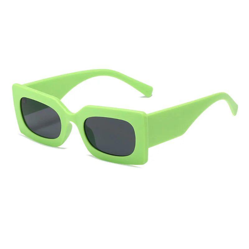 Stylish Retro Jelly Square Sunglasses with UV400 Protection - Lucid Fantasy 