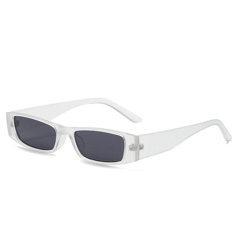 Stylish Retro Rectangle Sunglasses with UV400 Protection - Trendy Fashion Shades - Lucid Fantasy 