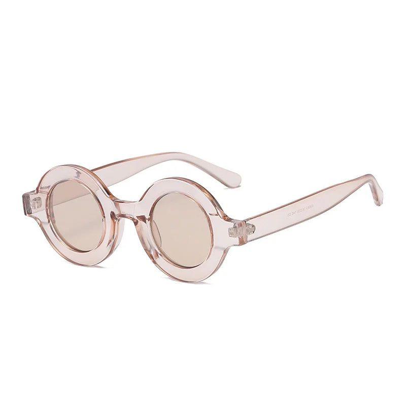 Stylish Retro Round Sunglasses with Anti-Blue Light Protection - Lucid Fantasy 