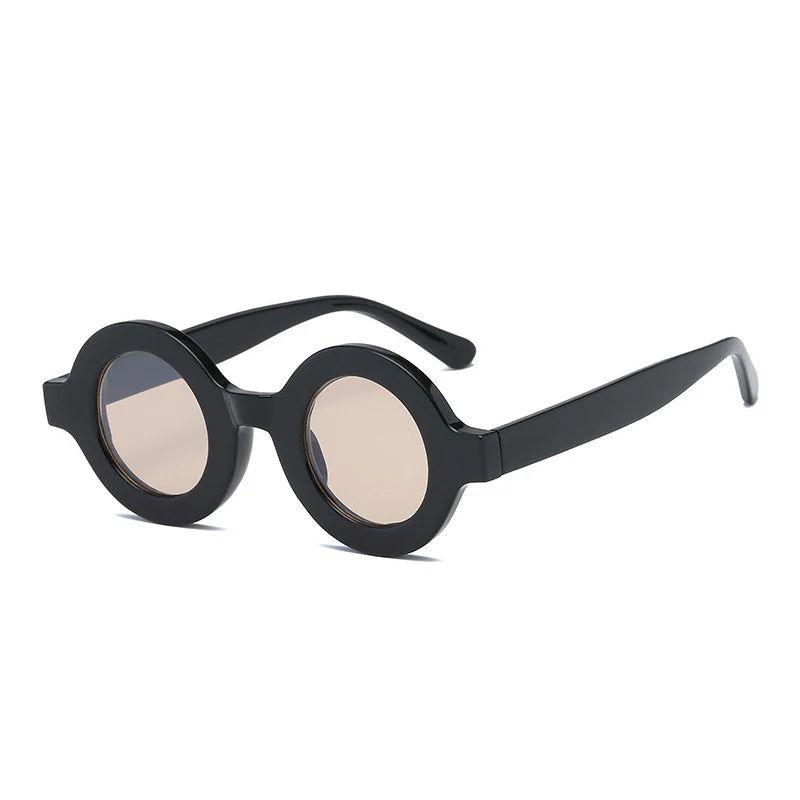 Stylish Retro Round Sunglasses with Anti-Blue Light Protection - Lucid Fantasy 