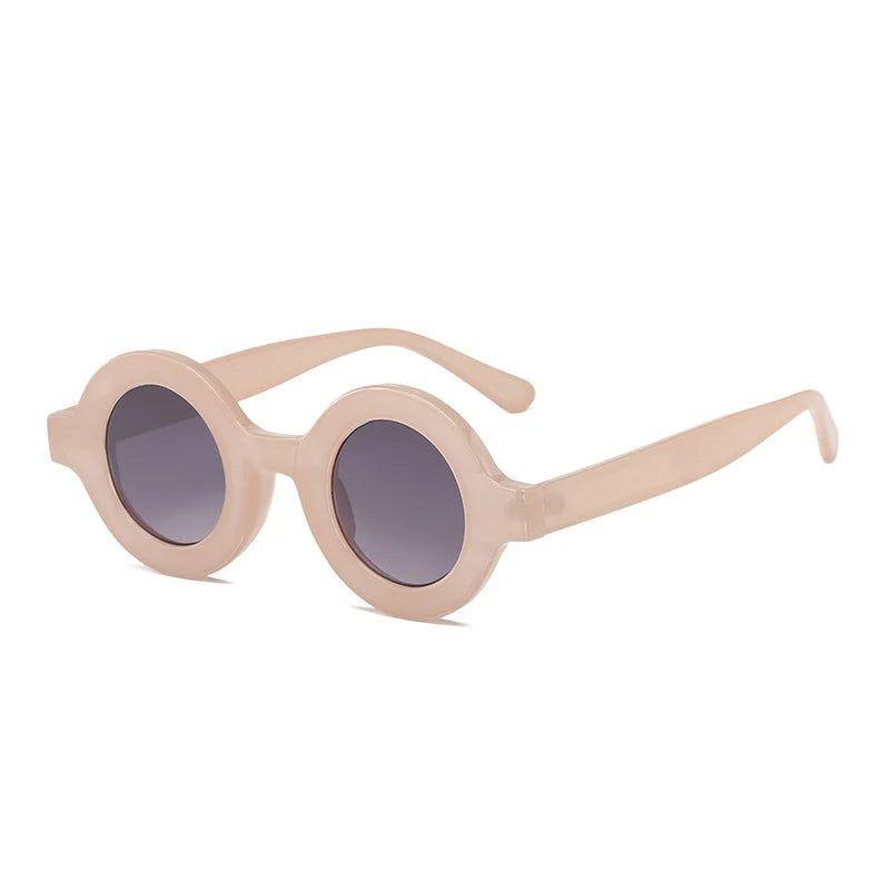 Stylish Retro Round Sunglasses with Anti-Blue Light Protection - Lucid Fantasy 