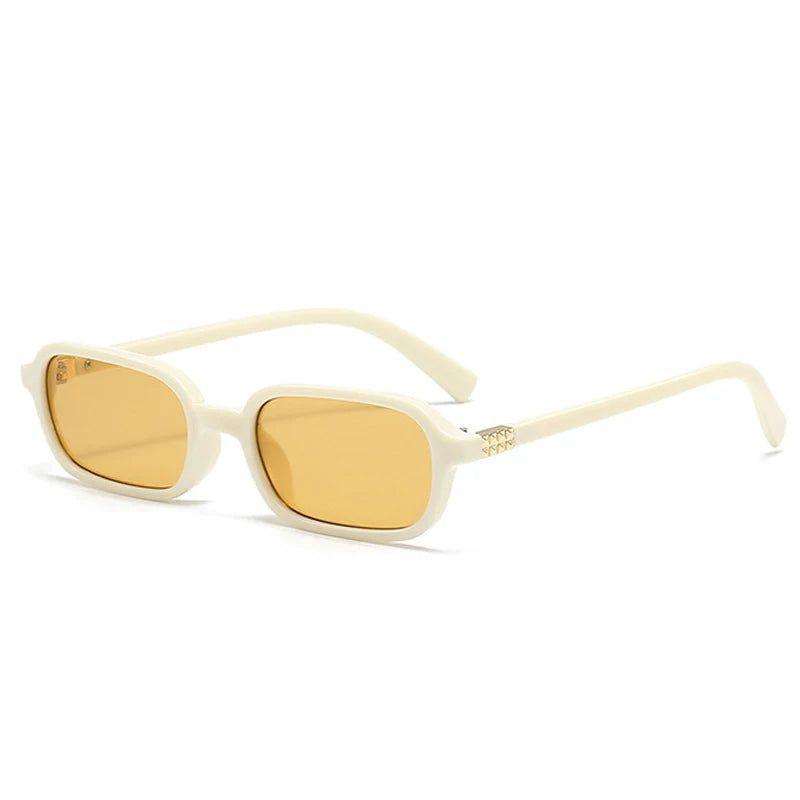 Stylish Retro Small Rectangle Sunglasses with UV400 Fashion Lenses - Lucid Fantasy 