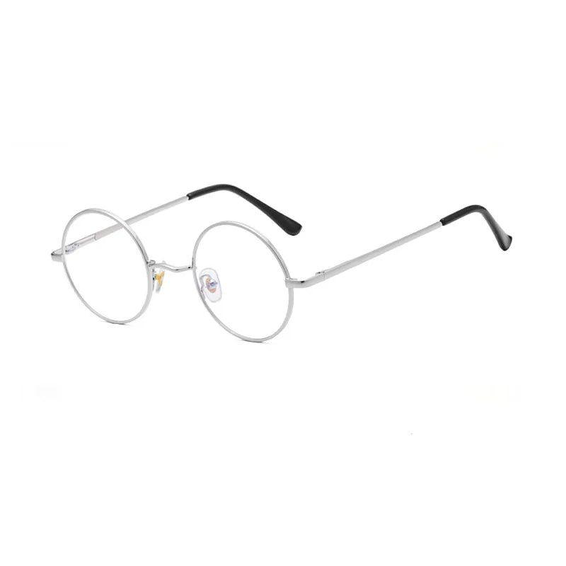 Stylish Round Alloy Blue Light Blocking Glasses with Flexible Hinges - Lucid Fantasy 