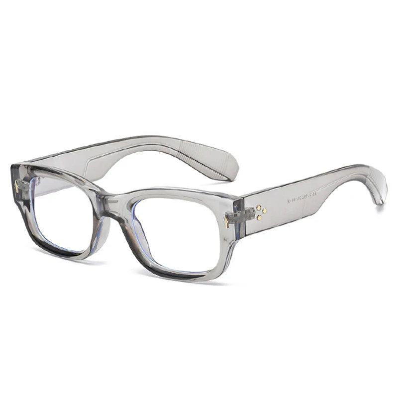 Stylish Spring-Hinged Square Frame Blue Light Blocking Glasses - Lucid Fantasy 