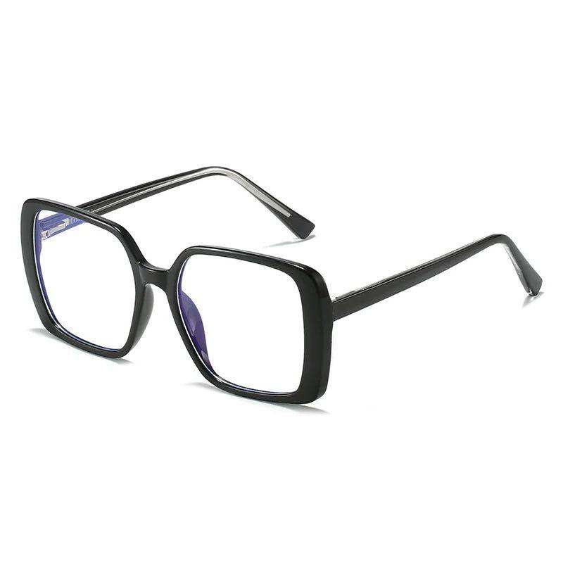 Stylish Square Clear Blue Light Blocking Glasses with TR90 Spring Hinges - Lucid Fantasy 