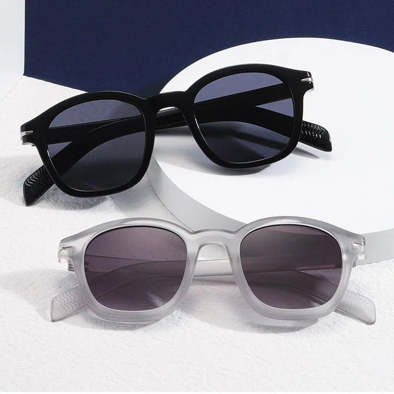 Stylish Style Retro Thick Frame Round Lenses Sunglasses UV400 - Lucid Fantasy 