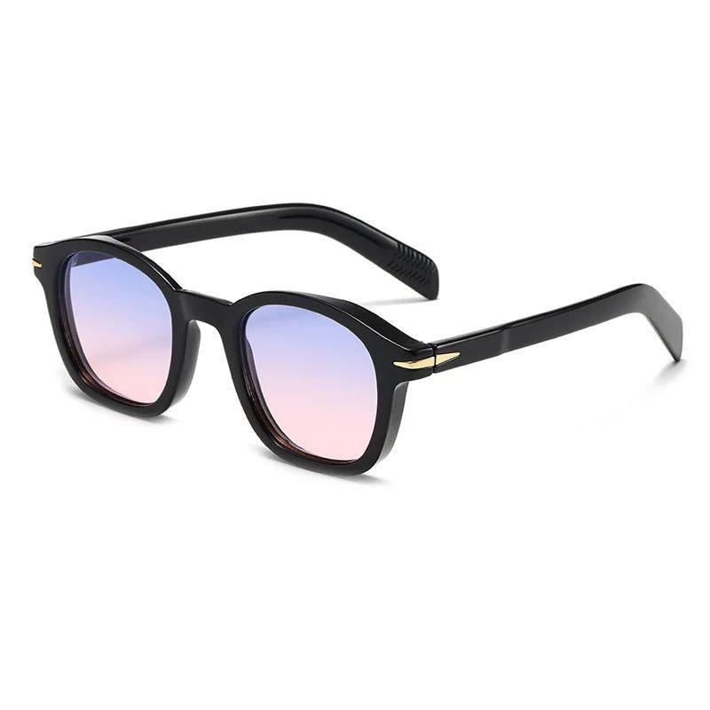 Stylish Style Retro Thick Frame Round Lenses Sunglasses UV400 - Lucid Fantasy 