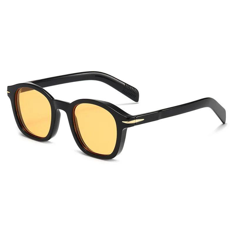 Stylish Style Retro Thick Frame Round Lenses Sunglasses UV400 - Lucid Fantasy 