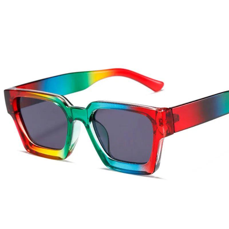 Stylish Style Square Sunglasses with Thick Frame and UV400 Protection - Lucid Fantasy 