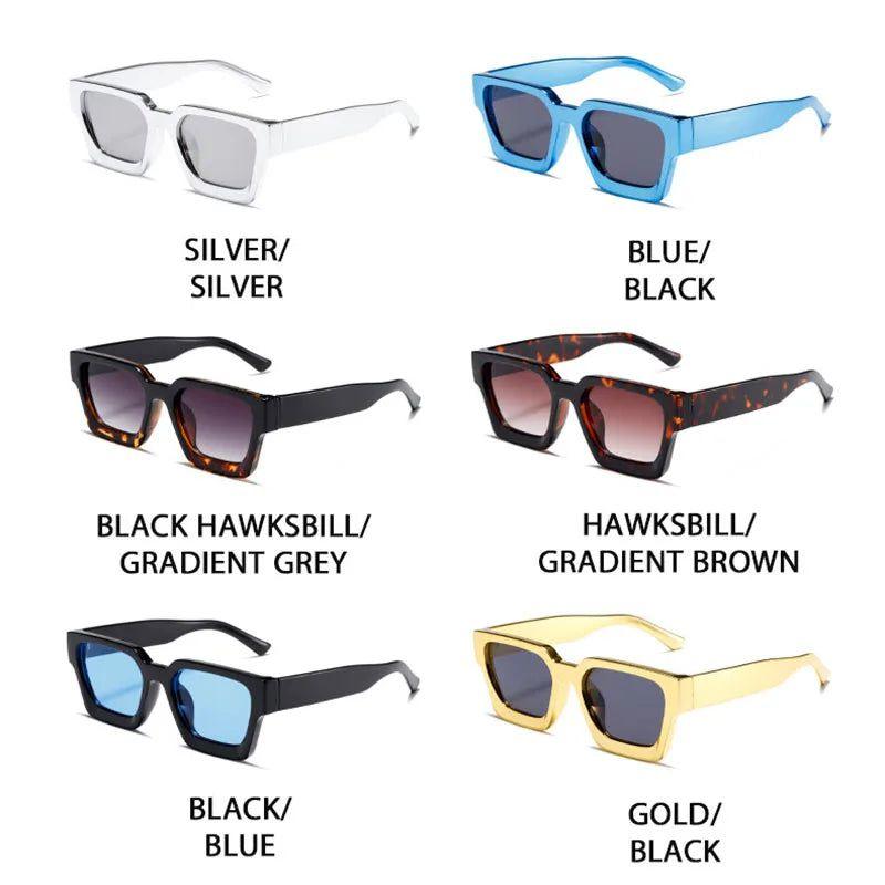 Stylish Style Square Sunglasses with Thick Frame and UV400 Protection - Lucid Fantasy 