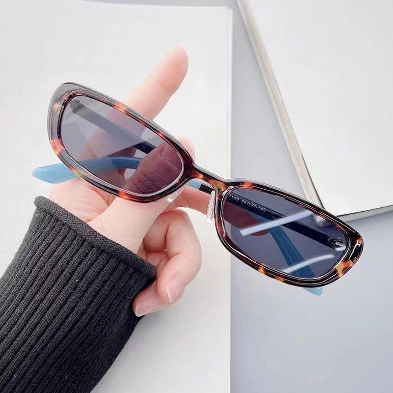 Stylish UV400 Small Rectangle Sunglasses for Fashion-forward Looks - Lucid Fantasy 