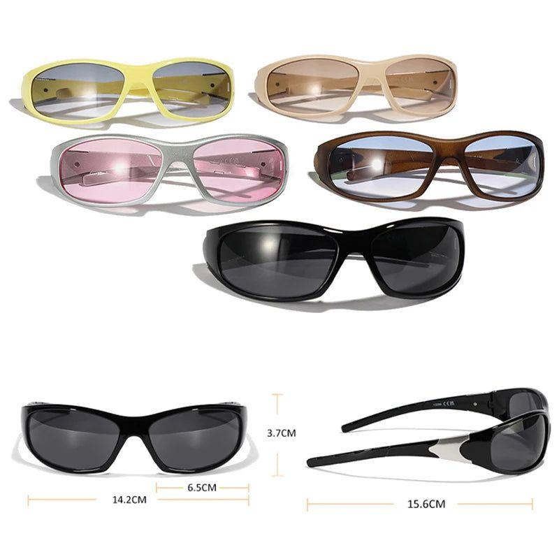 Stylish Y2K Cat Eye UV400 Sunglasses - Sporty Driving Goggles with Fashionable Flair - Lucid Fantasy 