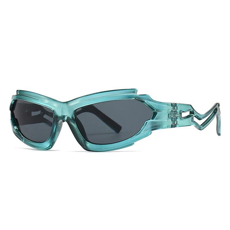 Throwback Luxe Cat Eye Sunglasses with Unique Hollow Legs and UV400 Protection - Lucid Fantasy 