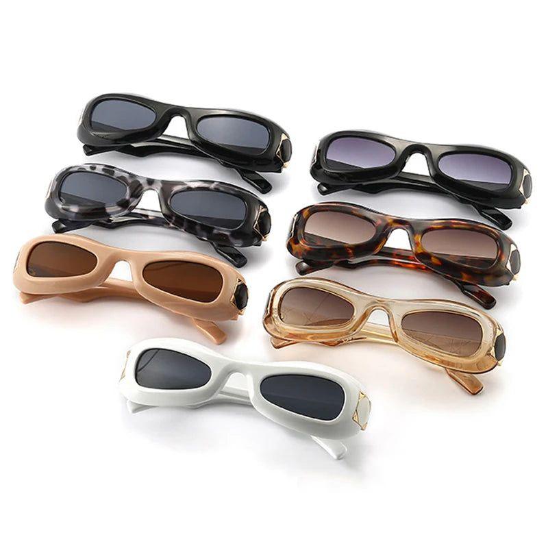 Throwback Oval Cat Eye Sunglasses with UV400 Protection - Stylish Vintage Shades - Lucid Fantasy 