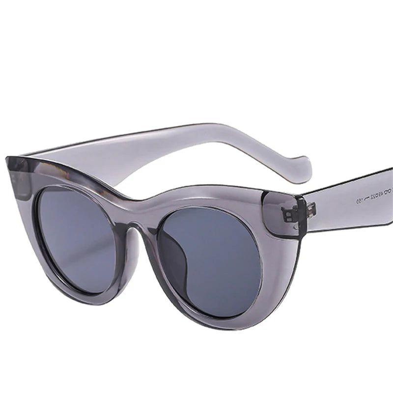 Trendy Cat Eye Jelly Sunglasses with UV400 Protection for Summer Fashion - Lucid Fantasy 