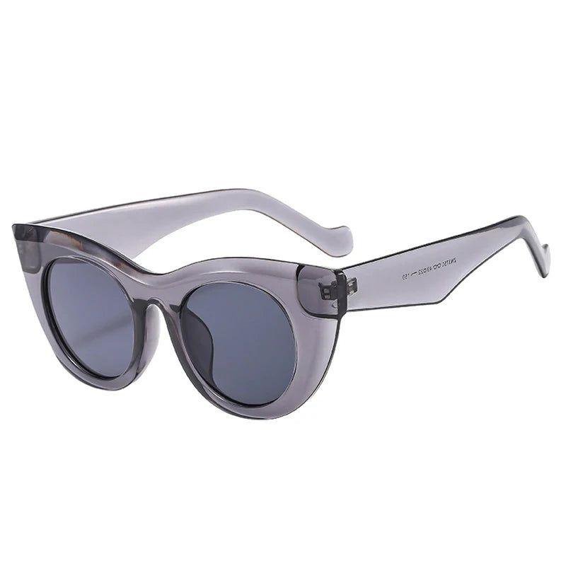 Trendy Cat Eye Jelly Sunglasses with UV400 Protection for Summer Fashion - Lucid Fantasy 