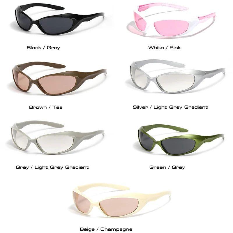 Trendy Cat Eye UV400 Sunglasses for Outdoor Sports and Fashion - Lucid Fantasy 