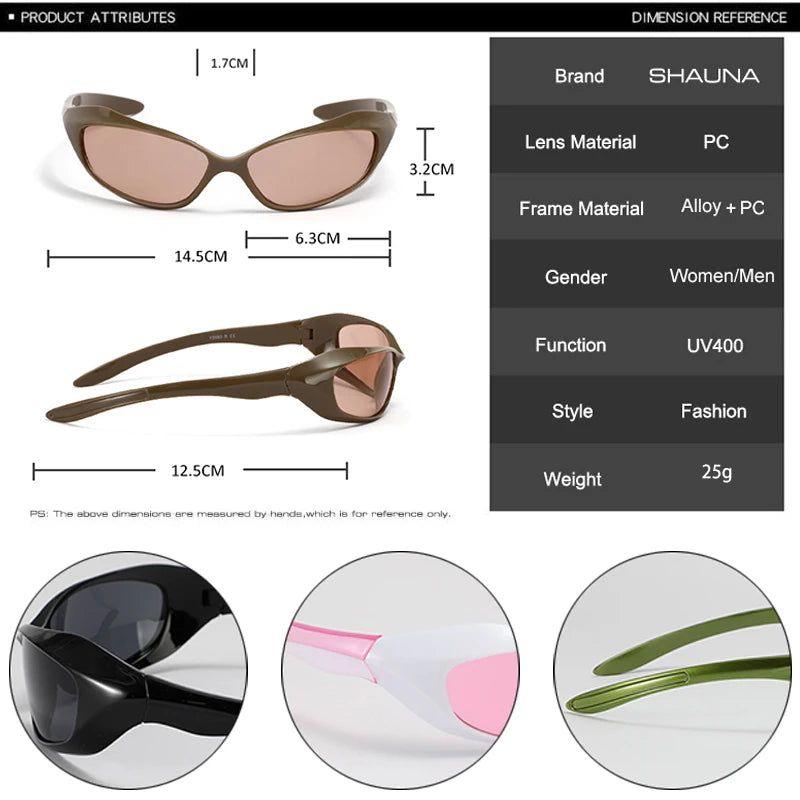 Trendy Cat Eye UV400 Sunglasses for Outdoor Sports and Fashion - Lucid Fantasy 