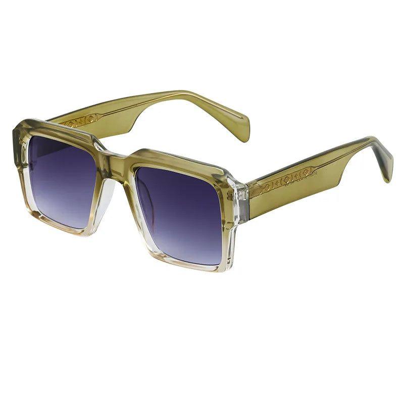 Trendy Oversized Square UV400 Sunglasses for Ultimate Eye Protection - Lucid Fantasy 