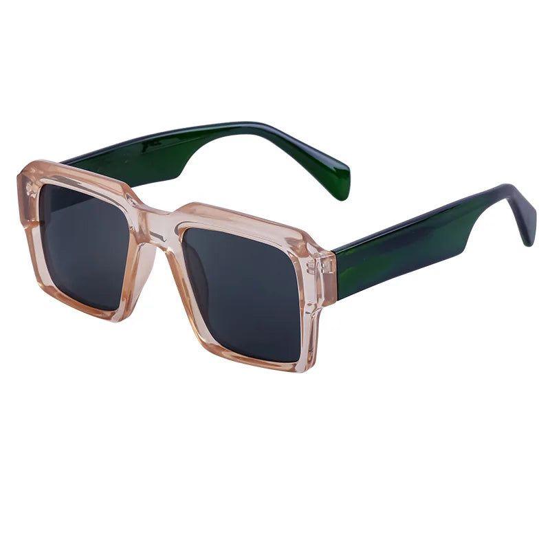 Trendy Oversized Square UV400 Sunglasses for Ultimate Eye Protection - Lucid Fantasy 