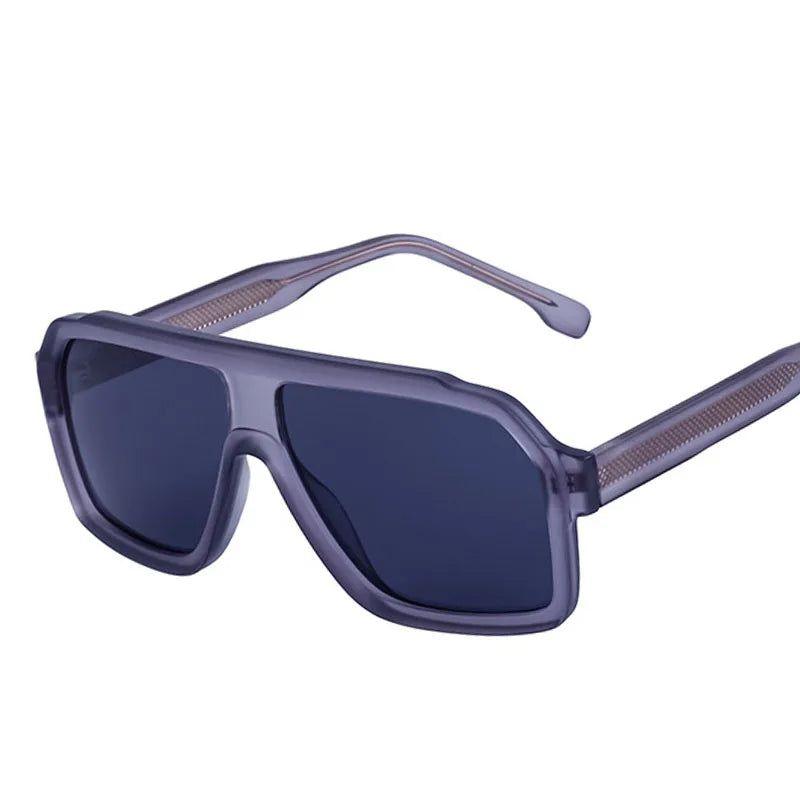 Trendy Oversized UV400 Pilot Sunglasses for Fashion Enthusiasts - Lucid Fantasy 