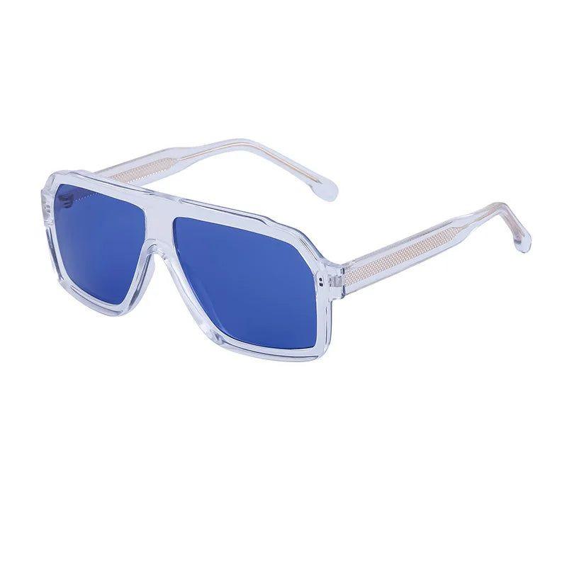 Trendy Oversized UV400 Pilot Sunglasses for Fashion Enthusiasts - Lucid Fantasy 