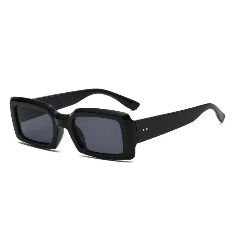 Trendy Retro Jelly Color Rectangle Sunglasses with UV400 Protection - Lucid Fantasy 