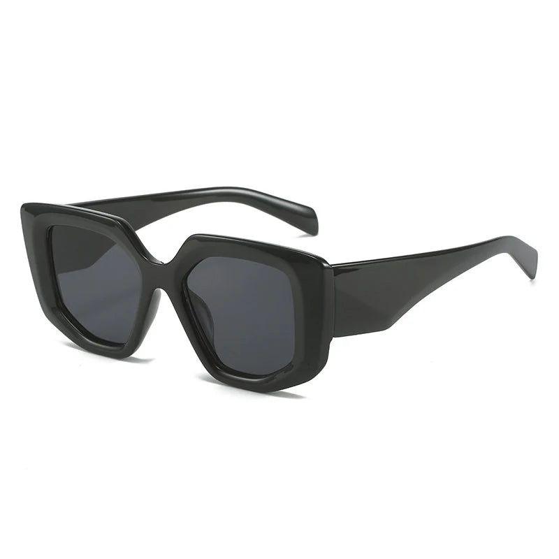 Trendy Retro Polygon Square Sunglasses with Jelly Frames and UV400 Protection - Lucid Fantasy 