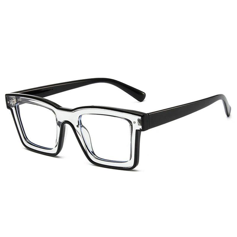 Trendy Square Candy-Colored Anti-Blue Light Glasses with Stylish Frames - Lucid Fantasy 