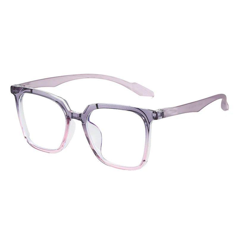 Trendy Square Clear Anti-Blue Light Optical Glasses Frame - Lucid Fantasy 