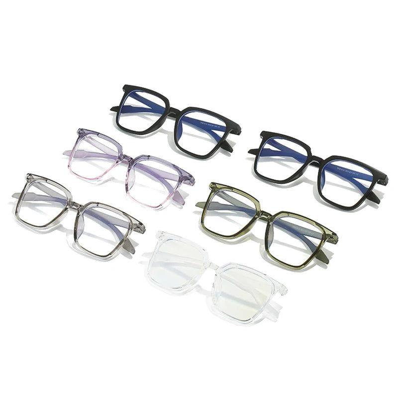 Trendy Square Clear Anti-Blue Light Optical Glasses Frame - Lucid Fantasy 