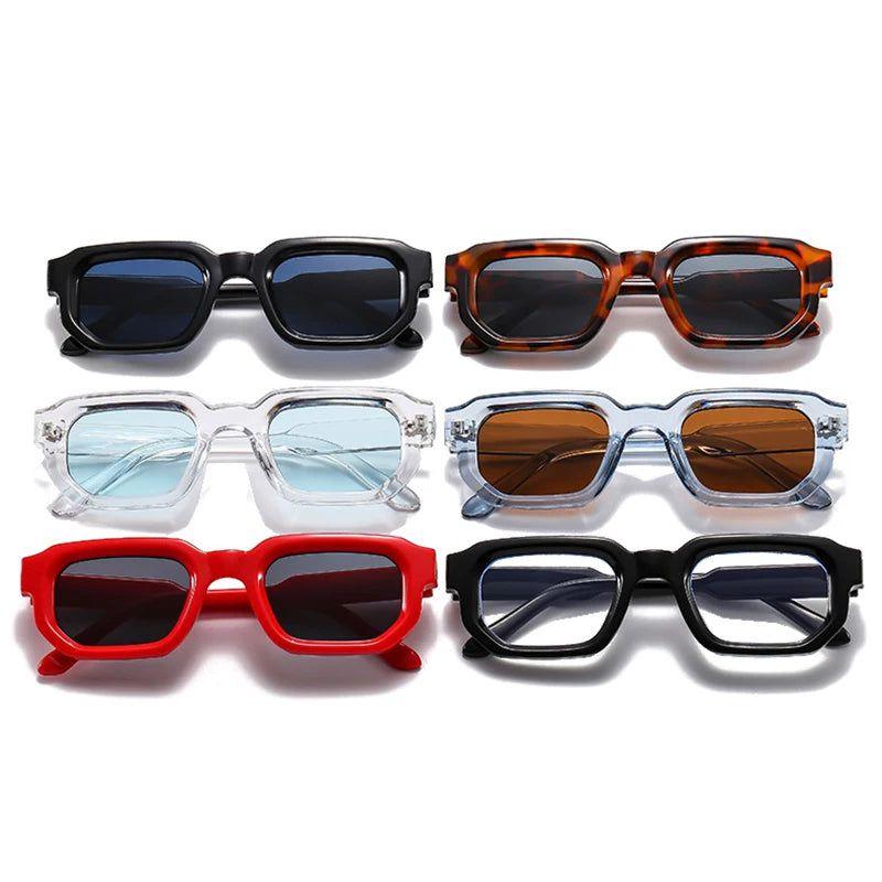 Trendy Square Lens Sunglasses with UV400 Protection - Lucid Fantasy 