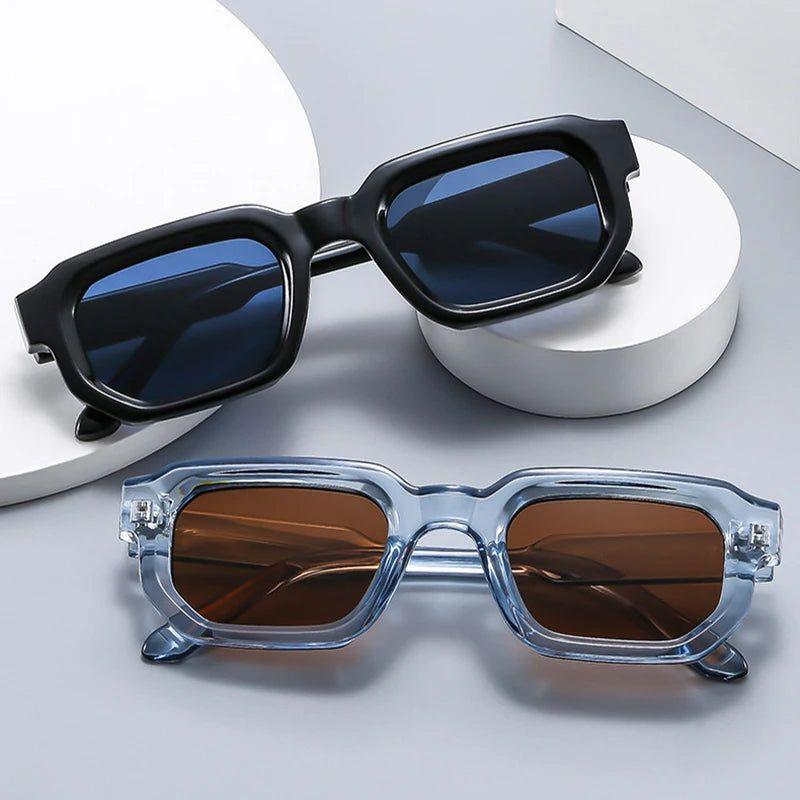 Trendy Square Lens Sunglasses with UV400 Protection - Lucid Fantasy 