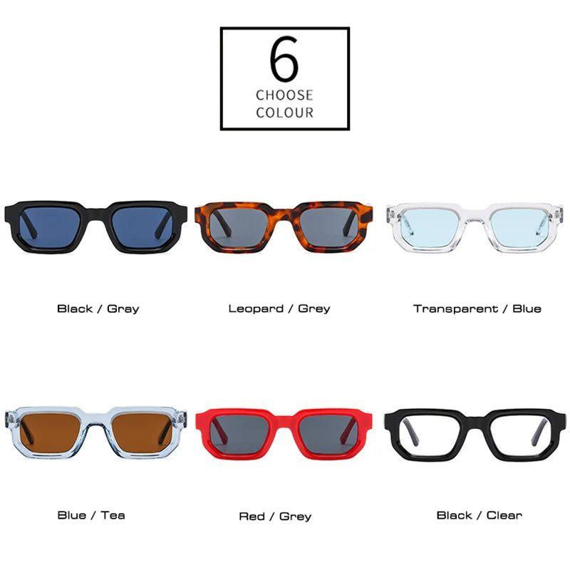 Trendy Square Lens Sunglasses with UV400 Protection - Lucid Fantasy 