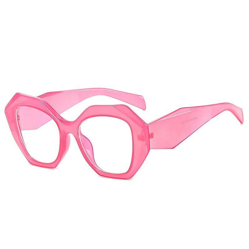 Vibrant Retro Cat Eye Glasses with Anti-Blue Light Protection and Spring Hinges - Lucid Fantasy 