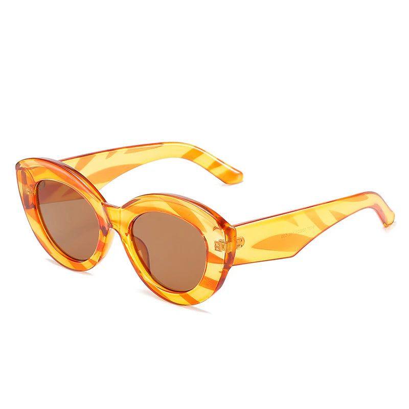 Vibrant Retro Cat Eye Sunglasses with UV400 Protection for Ultimate Style - Lucid Fantasy 