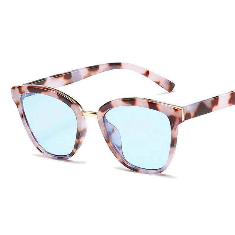 Vibrant Retro Cat Eye Sunglasses with UV400 Protection - Lucid Fantasy 