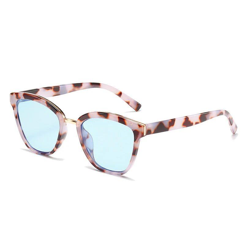 Vibrant Retro Cat Eye Sunglasses with UV400 Protection - Lucid Fantasy 